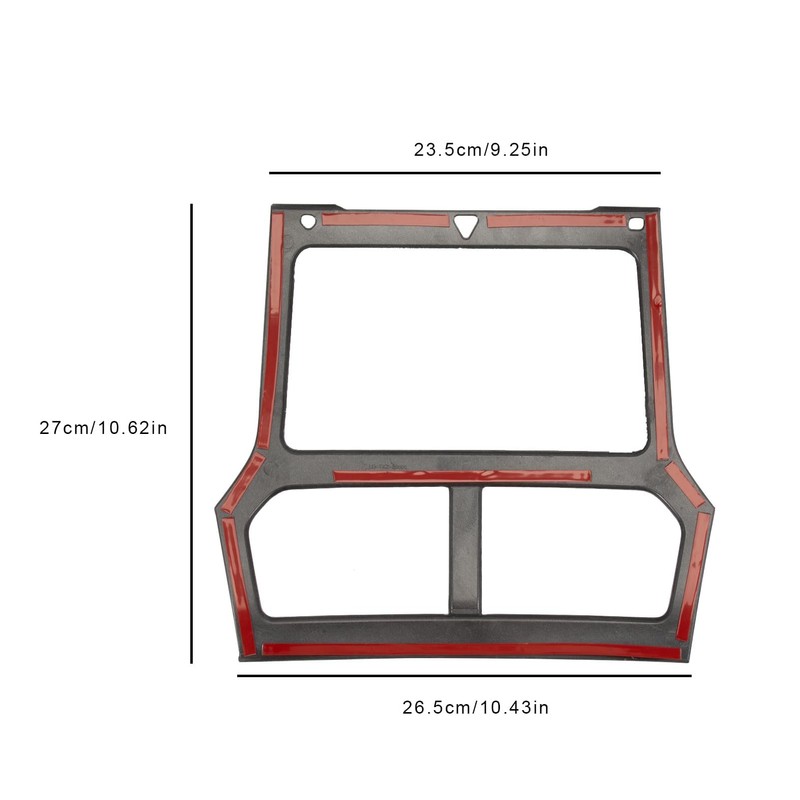 FanPaYY 1pc Car ashboard Console Navigation Cover Frame Trim ABS