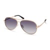 GUESS Women's Gua00010 Sunglasses, Shiny Rose Gold, 58mm