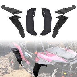 HAKA TOUGH Rear Fender Flares & Front Mud Flaps for Polaris RZR XP 1000 Accessories 2014-2023, Front Mud Guard Extension & Wider Rear Fender Flares for Polaris RZR XP4 1000 2014-2023