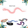 PetHomli 3Pcs 3D Printed Snake Animal Toys,11.8" Realistic Snakes Articulated