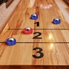 Abaodam Mini Shuffleboard Replacement Pucks ShuffleBoard Rollers Set Desktop Sliding