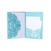 C-POSH Message Cards, Greeting Cards, Laser Cut, Pockets, Tri-Fold Lace