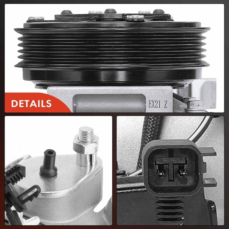 A-Premium A/C Compressor with Clutch Compatible with Volvo XC60 2.5L