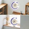COLORNEON Silent Moon Neon Clock with Dimmable Light - 4-in-1
