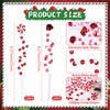 24 Pcs Christmas Candy Ornament Plastic Curly Candy Cane Christmas