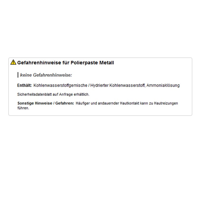 Metallblitz Polishing Paste for Soft Metal Polishing Surfaces for Brass,