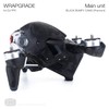 WRAPGRADE Skin Compatible with DJI FPV | Full-wrap (BLACK BUMPY