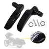 ANONEMOTO Black Saddlebag Latches Kit, Saddlebag Lifters Compatible for Harley