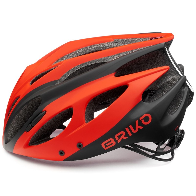 Briko Kiso Unisex Adult Helmet, Shiny Black, Medium