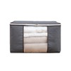 4Pcs Gray Quilt Storage Bag Organizer Large Capacity Breathable House