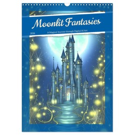Moonlit Fantasies (Wall Calendar 2026 DIN A3 Portrait), CALVENDO 12 Month Wall Calendar