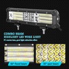 SKYWORLD 12" 330W Quad-Row Off Road LED Work Light Bar,