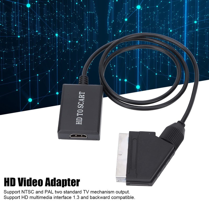 wendeekun HDMI Video Converter Adapter, HDMI to SCART Converter HD