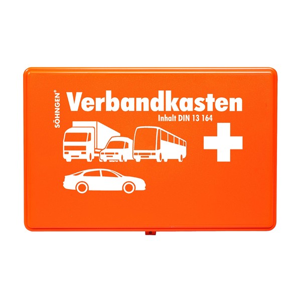 Car First Aid Kit KU Orange DIN 13164