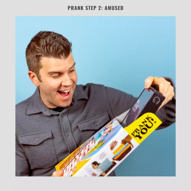 Prank-o Prank Small 8x6x2 SIZZL BACON DRYER SHEETS fake Gag