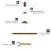 Semetall 10 Sets Bed Frame Hardware Connector Kit