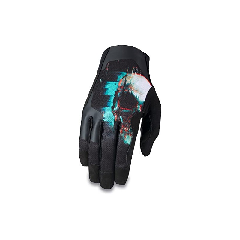 Dakine Mens Covert Full Finger Biking Gloves, Digi Skull, Small
