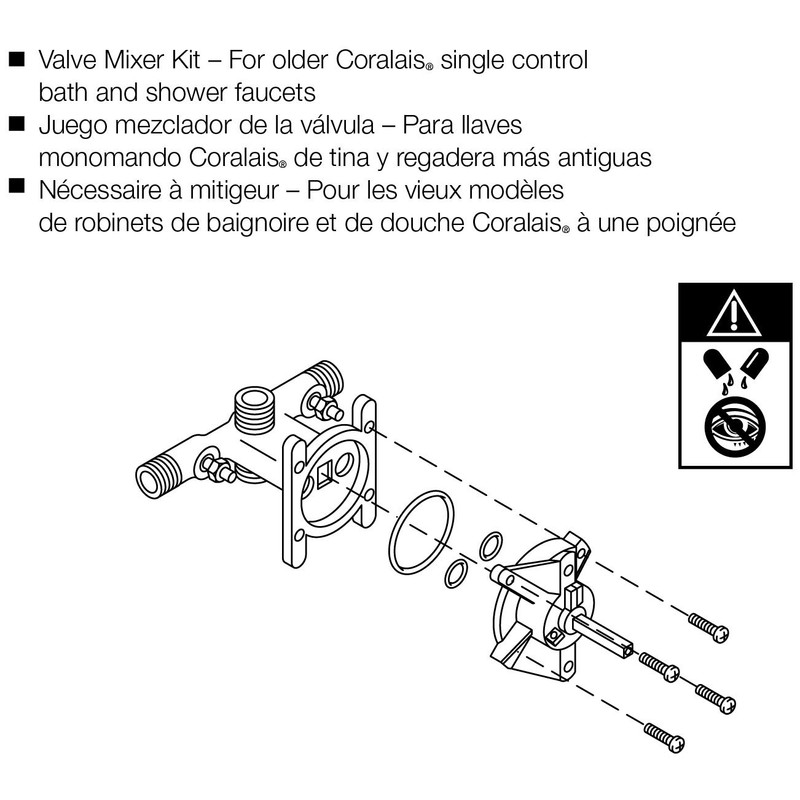 Kohler GP71969 Plastic Stem Mixer Cap for Pressure-Balancing Valve On