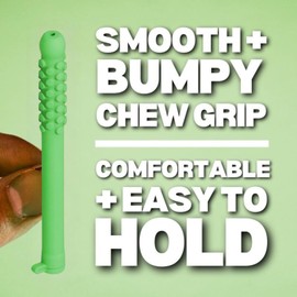 Chewable Breathers Stick with Essential Oil,Chewable Essential Oil Breath Stick for Aromatherapy on The Go,Portable Aromatherapy for Focus & Respiratory Support,Small and Lightweight,Green