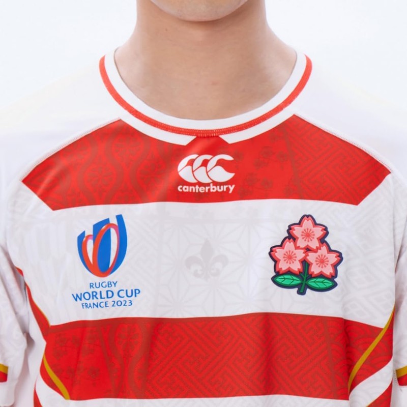 Canterbury JAPAN RWC2023 REPLICA HOME JERSEY Men's Rugby Jersey, 10_White