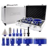 SHDIATOOL Diamond Tile Drill Bits Kit 13pcs, Porcelain Hole Saw