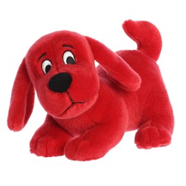 Aurora® Playful Clifford® Stuffed Animal - Childhood Nostalgia - Lasting Companionship - Red 8.5 Inches