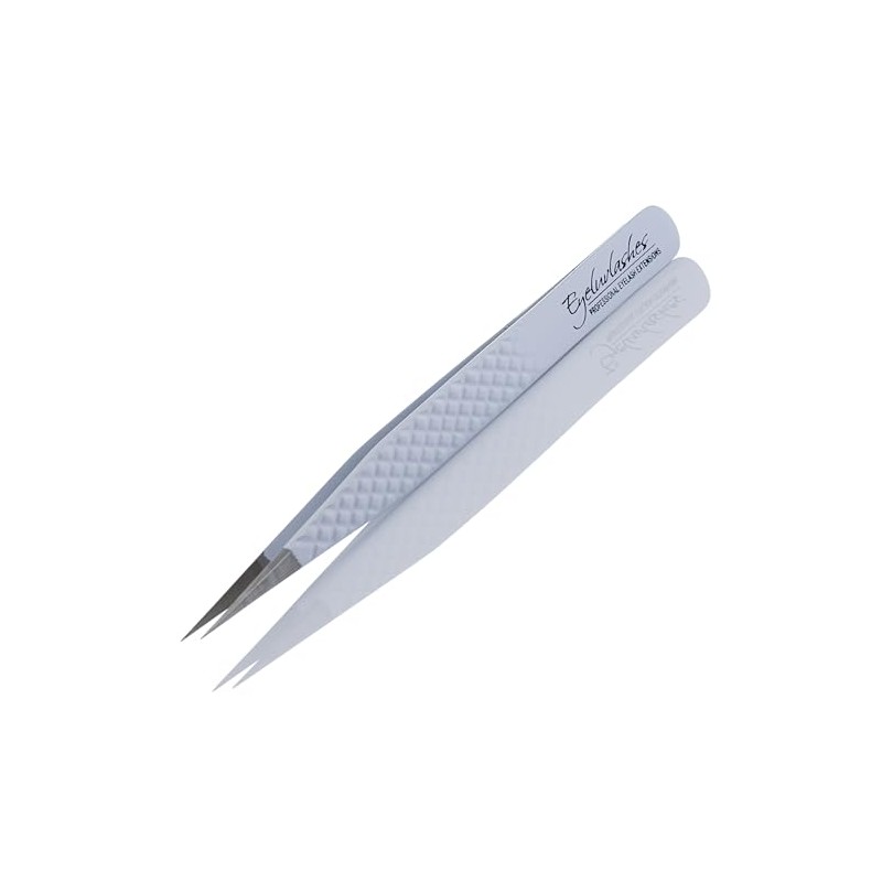 Eyeluvlashes Classic Isolation Tweezers 12.5cm – Professional Straight Lash Tweezers