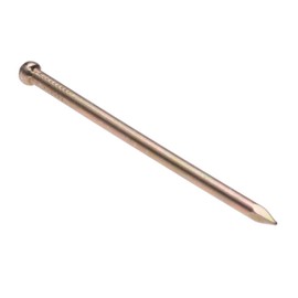 Panel Pins Finishing Nails Veneer Pins (Pack of 200) Yellow Zinc Plated Nail Galvanized Heavy Duty for DIY and Crafts Home Decor Woodwork Furniture Construction Size: Length 50mm Nail Diameter 1.8mm.