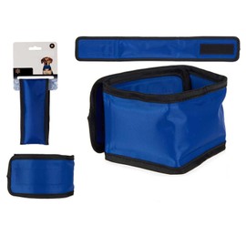 ANDINUS Dog Cooling Collar 45cm Automatic Cooling Gel No Freezing Dark Blue 7cm Wide Relieves Heat and Keeps Your Pet Cool