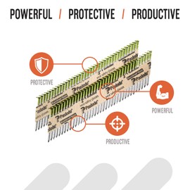 Paslode Hot Dipped Galavanized Framing Nails - 650381 - HDG 30 Degree Round Head - 2 inch x .113 Gauge - 2,000 per Box - For Paslode Framing Nailers