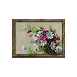 RIOLIS Cosmos Cross Stitch Kit, Multi-Color