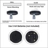 BERGUSTCH Battery Powered LED Spotlight, Wall Picture Lights, Indoor Uplighting,