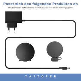 Yattoper 12V 2A Charger Compatible with Telekom Speed Home WLAN Charging Cable Adapter