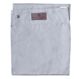 Samuel Lamont Cooking Apron - Premium Kitchen Apron for Chefs and Home Cooks | Stylish and Durable Chef's Apron for Cooking, Grilling and Baking | Grey Canvas | One Size