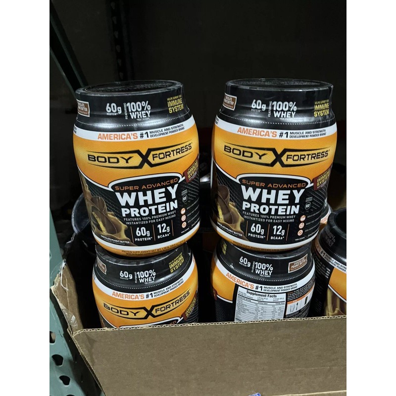 Body Fortress Super Advanced Whey Protein, Chocolate Peanut Butter, 1.78