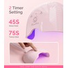 MelodySusie UV Nail Lamp, ART06F UV Light for Gel Nails,