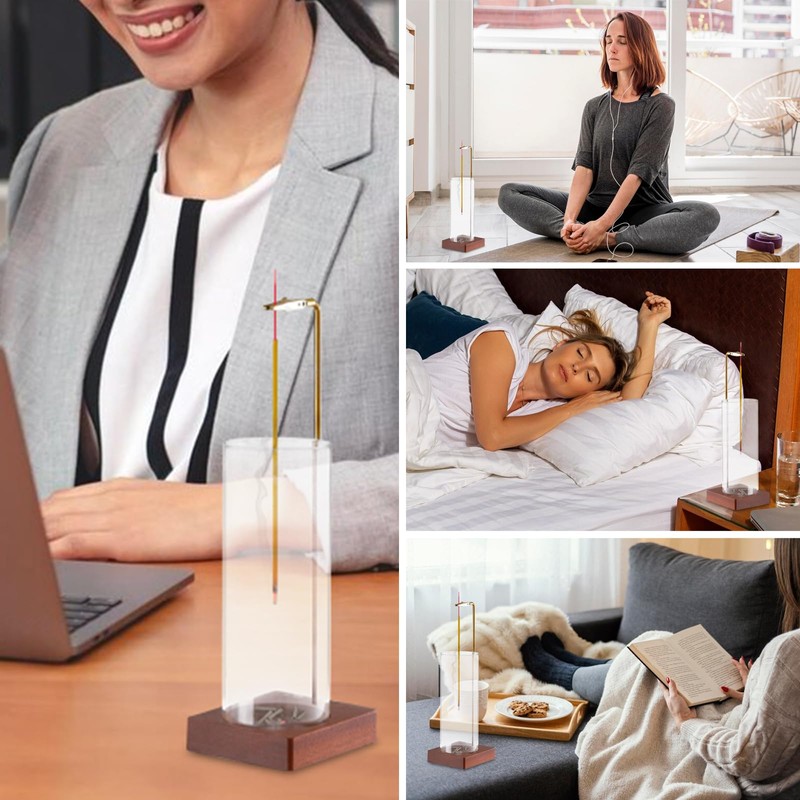 Incense Stick Holder, Modern Incense Stick Holder with Removable Ash