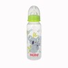 Nuby Printed Non-Drip Bottle, 8 Ounce, Colors May Vary