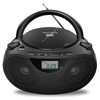 Nextron Portable Stereo CD Player Boombox with AM/FM Radio, Bluetooth,