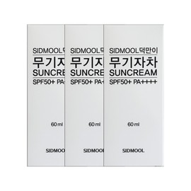 Seedmul Deokman Mineral Sunscreen 60ml (SPF50+) 3 pcs JJ Mall / 시드물 덕만이 무기자차 썬크림 60ml(SPF50+) 3개  JJ몰