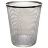 Q-Connect Waste Basket Mesh 18 Litre Silver KF00849