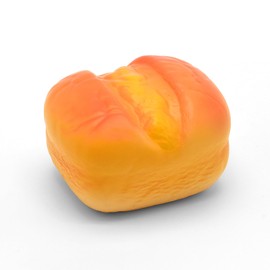 Kiibru Cracked Bread Squishy Jumbo Bread Scented Stressrelief Fidget Squishies Toy Collection (Orange)