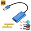 ELASO HDMI to USB3.0 Video Capture Card 4K/1080P 60fps Portable