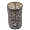Lamp Shade Hollow Carving Metal Cylindrical Circular Pattern E27 E26
