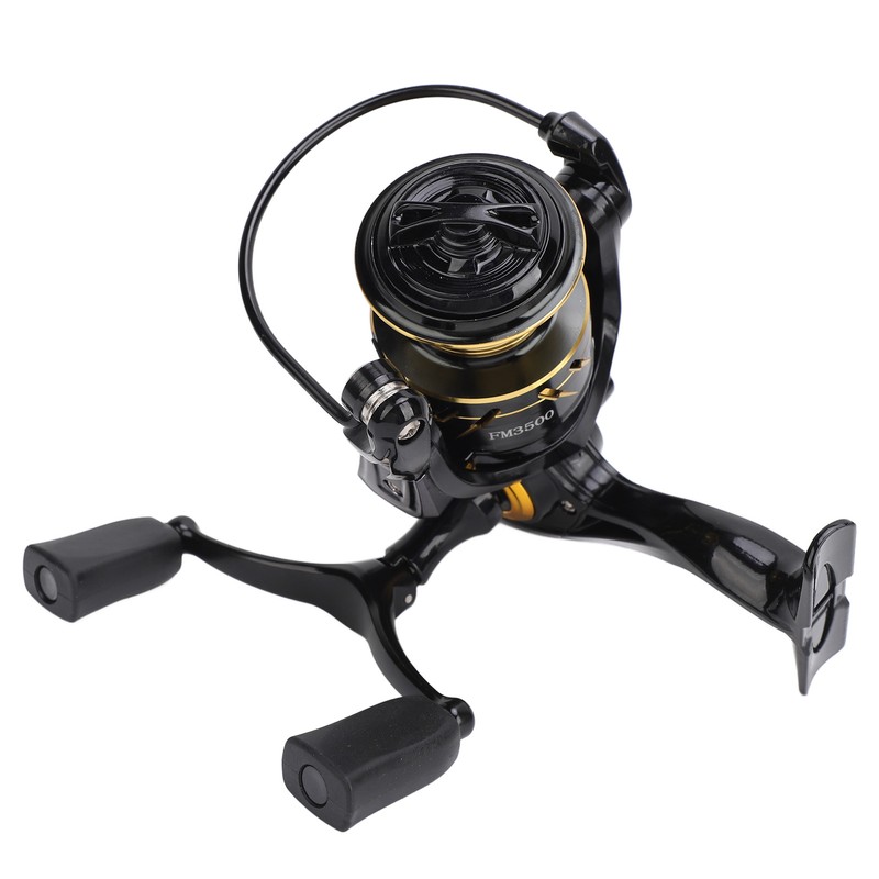 Fishing Reel Powerful Double Rocker Arm Metal Spinning Wheel for