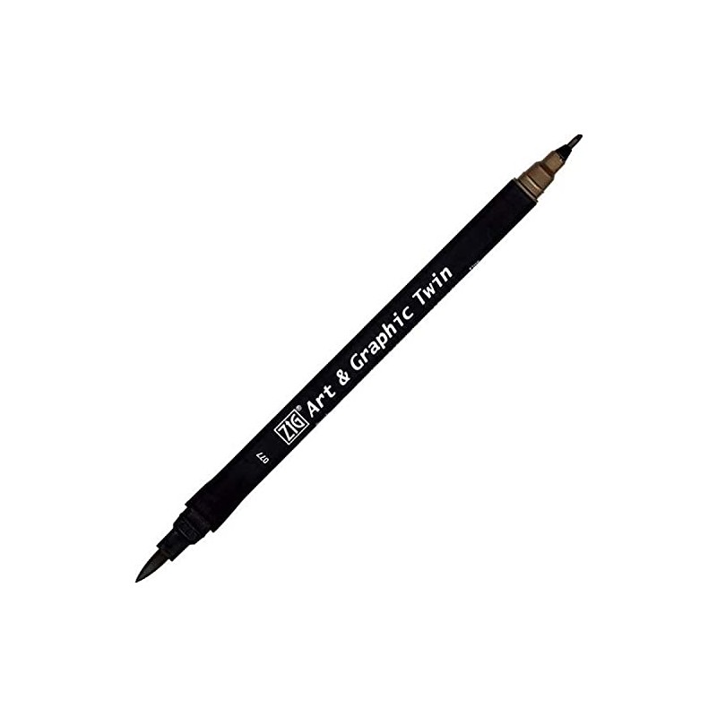 Kuretake ZIG Art and Graphic Twin Tip Bürste Marker 077