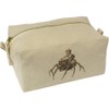 'Boy Riding a Spider' Canvas Wash Bag/Makeup Case (CS00040149)