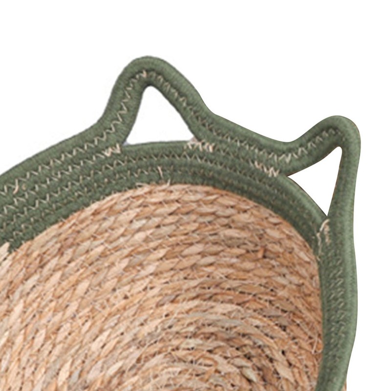 Hand Woven Cat Nest Breathable Round Cotton Rope Woven Warm