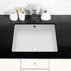 Rectangle Bathroom Sink Undermount - Lordear 18'' Undermount Vessel Sink