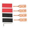 4Pcs Speaker Banana Plugs Pure Copper Male Speaker Wire Connector
